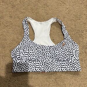 DoYouEven Black and White Sports Bra